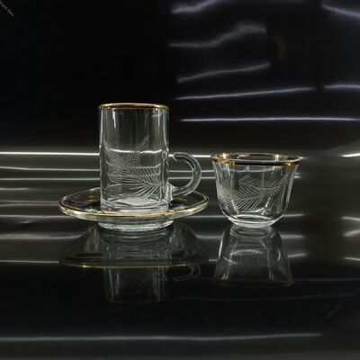 Αγορά Tazas decorativas de vidrio de alta transparencia con asa única y peso ligero διαδικτυακή κατασκευή