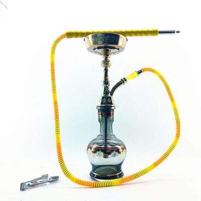 Beli Aksesori Botol Hookah Arab Silinder Mewah Kaca Hookah Tinggi 26CM pembuatan online