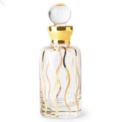 Buy Elegant Round Handmade Glass Perfume Bottles 200ml-300ml  Stylish Middle Eastern Design online manufacture
