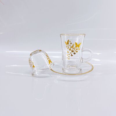 comprare Set da 36 Tazze da Caffè in Vetro con Capacità di 110 ml e Resistenza al Calore Fino a 100°C Progettate per il Servizio Caffè Professionale fabbricazione online