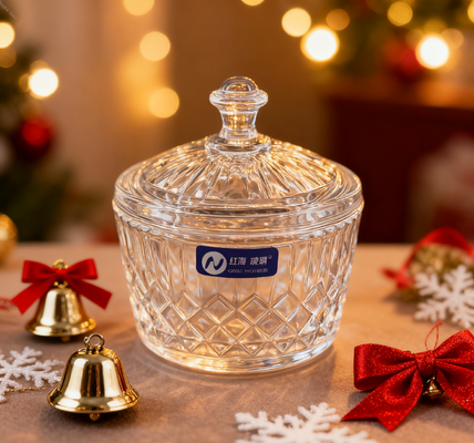 comprar Caixa de doces de cristal livre de chumbo com capacidade de 165 ml e design moderno para festas e eventos Fabricação em linha