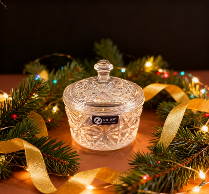 comprare Elegante ciotola per caramelle in cristallo senza piombo con capacità di 165 ml e per servire caramelle fabbricazione online