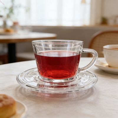 comprar 161 ml de taza de cristal libre de plomo con aislamiento de doble pared para bebidas calientes y frías Fabricación en línea