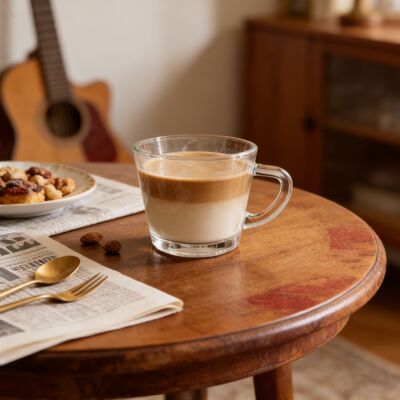 شراء 6 قطعة من الزجاج الشفاف كوب الشاي غسل اليدين يوصى به من أجل العمر الطويل تصنيع عبر الإنترنت