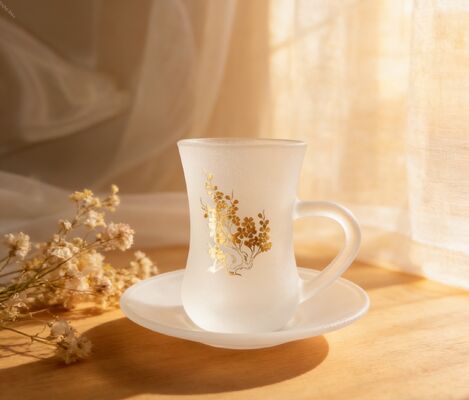 acheter 6 Ensembles de thé en verre décoratif pour occasions spéciales d'une capacité de 83 ml fabrication en ligne