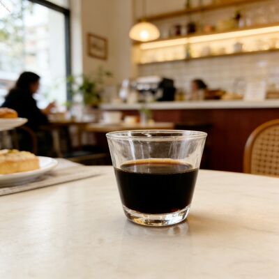 kaufen Handelsglas 6 Stück CAWA Becher Set Bleifreie Kristall Wärmebeständige Glasbecher Online-Herstellung