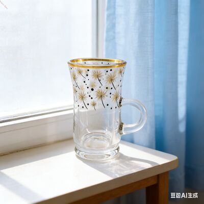 주문 Fanncy 디자인 내열성 9cm 높이 6개 유리 커피잔, 열 관리 및 오래 지속되도록 제작 온라인 제조