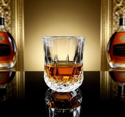 কেনা ৪৬ মিলি গ্লাসের হুইস্কি কাপ, টেকসই স্বচ্ছ গ্লাসের কাপ রেস্টুরেন্টের জন্য ৬ টুকরা অনলাইনে উৎপাদন