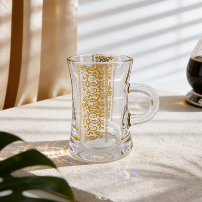 comprare Eleganti tazze da tè in vetro realizzate in vetro resistente al calore, perfette per migliorare l'esperienza del tè in varie occasioni fabbricazione online