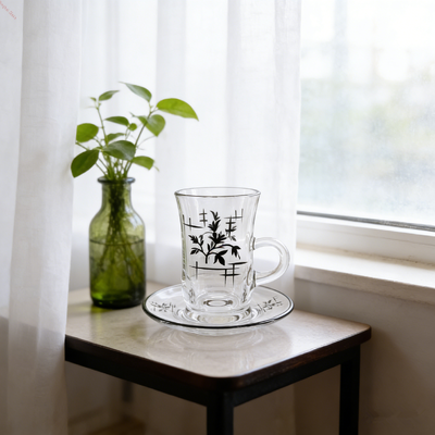 Buy 110ml Capacity Elegant 12 Piece Glass Cup Sets Suitable for Hospitality Industry Hotels Restaurants and Corporate Events online manufacture