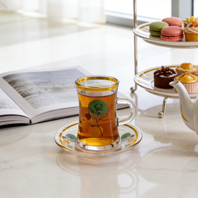 acheter Ensembles de tasses en verre élégants et complets, parfaits pour servir le thé, le café et d'autres boissons dans n'importe quel environnement fabrication en ligne