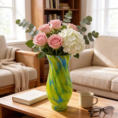 acheter Vase élégant en cristal sans plomb avec un diamètre extérieur de bouche de 112 mm et un design personnalisable pour les arrangements floraux fabrication en ligne