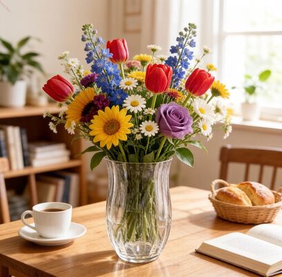 acheter Vase en verre fait main avec un diamètre maximum de 160 mm et des matériaux écologiques pour une décoration de table élégante fabrication en ligne