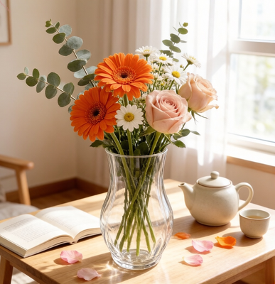 Mua Vỏ thủy tinh trang trí bàn kính hoa sản xuất trực tuyến