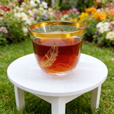 주문 세트량 6 Cawa 컵 유리 커피 컵 9cm 높이 5.9cm 지름 카페 레스토랑 및 사무실에서 뜨거운 커피를 제공하는 데 적합합니다 온라인 제조