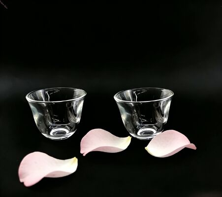 Αγορά Εξαιρετικά Διαφανή 6 Γυάλινα Φλιτζάνια Καφέ 65ml 2oz Κούπα Cawa για Σερβίρισμα Αραβικού Καφέ διαδικτυακή κατασκευή