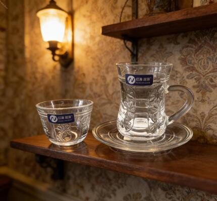 Купить 18PCS Arabic Glass Cawa Cup Кофейная чашка с чашечкой Производство в сети