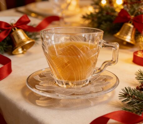 acheter Ensembles de tasses en verre transparent de 165 ml, 12 tasses et soucoupes en verre pour restaurants et hôtels fabrication en ligne