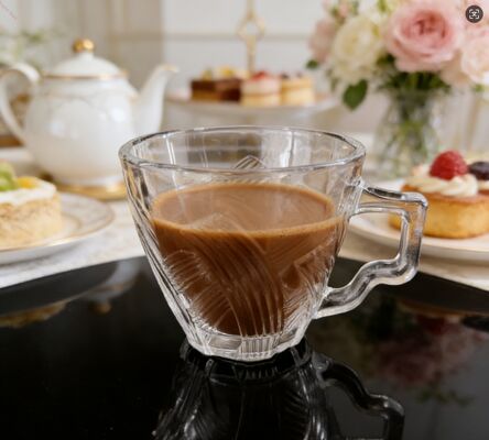 kaufen 6 Stück großer Glasbecher, 165 ml klar hervorragende Wahl für Getränke Online-Herstellung