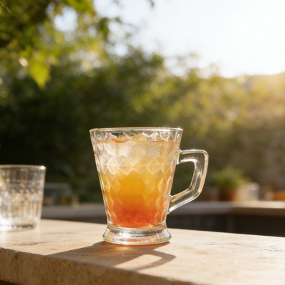 kaufen Integrierte Handgriffe Glas-Teebecher 100ml Transparente Teetasse angepasst Online-Herstellung