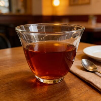 Αγορά Χωρίς μόλυβδο 6pcs Cawa Cups Glass Tea Cups Διαφανή γυάλινα τσαγιέρα cups κατάλληλα για εστιατόρια Καφετέριες και ξενοδοχεία κομψό ανθεκτικό ποτό διαδικτυακή κατασκευή