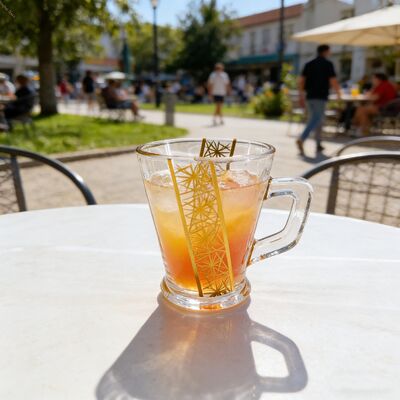 acheter Élégante tasse en verre géométrique en 6 pièces fabrication en ligne