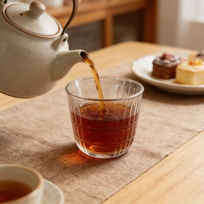 comprare Set Quantità 6pz Tazze Cawa Trasparenti per Tè in Vetro Soda-Calce Leggere e Resistenti fabbricazione online