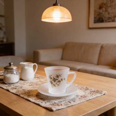 ซื้อ ชุดถ้วยแก้ว 12 ชิ้น ชุด 6 ชิ้น ถ้วยเทิร์ก 6 ชิ้น โซเซอร์ หัวฟรีปาก กว้างภายนอก 68 มิลลิเมตร การผลิตออนไลน์