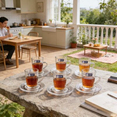 ซื้อ ชุดแก้วดื่มทนทาน 18 ชิ้น ชุดแก้วชา ล้างในเครื่องล้างจานได้ เหมาะสำหรับอุตสาหกรรมบริการและสภาพแวดล้อมสำนักงาน รับประกันประสิทธิภาพ การผลิตออนไลน์