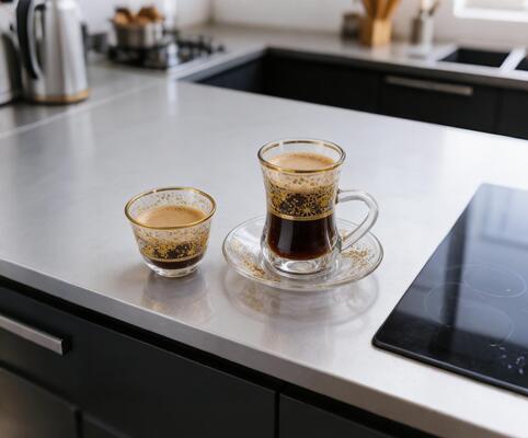 comprare Tazza da caffè in cristallo colorata con capacità di 65 ml, tazze classiche etiopi per caffè fabbricazione online