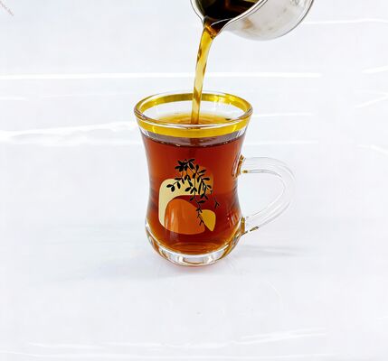 kopen Decoratieve glazen kopjes 7,8 cm hoog, perfect voor serveren in cafés en restaurants online vervaardiging