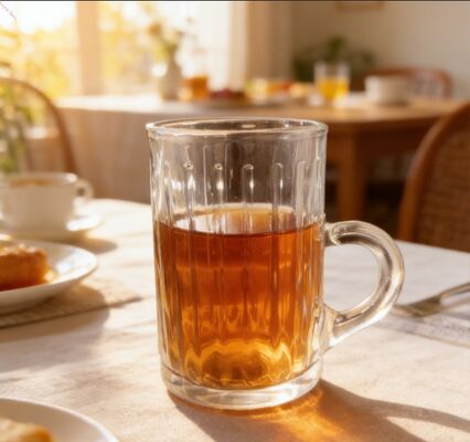 comprare 90ml Elegante Tazze da Tè in Vetro 75mm di altezza Per Cafè / Ristoranti / Uffici fabbricazione online