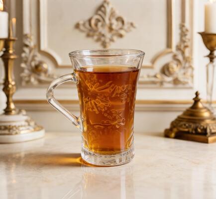 kopen Premium glazen beker, ecologisch geschikt, modern ontwerp, 98 ml glazen theekop online vervaardiging