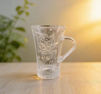 kopen Prachtige Transparante Theekoppen Set 98ml Crystal Glass Cup Set online vervaardiging