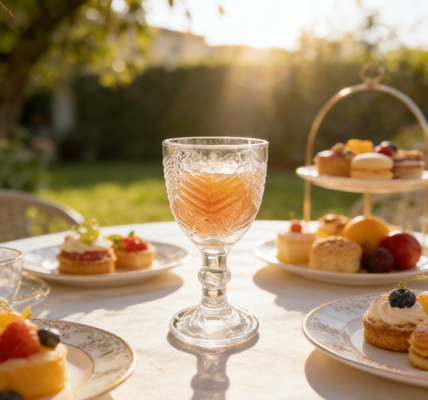 comprar Copas de cristal sin plomo de 100 mm de altura para zumos / tés helados Fabricación en línea