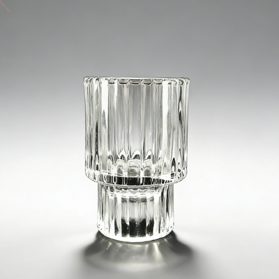 Buy Detachable Glass Candle Holders , Transparent Glass Candlestick Holder online manufacture