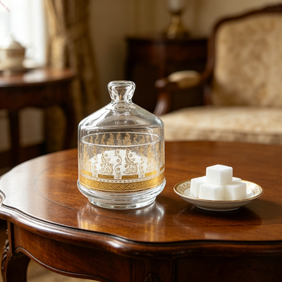 Αγορά Κύρια Premium Διαφανή Γυάλινα Κύπελλα Καραμελών Κομψή Εξαιρετική Εμφάνιση Βάθος 11,8cm διαδικτυακή κατασκευή