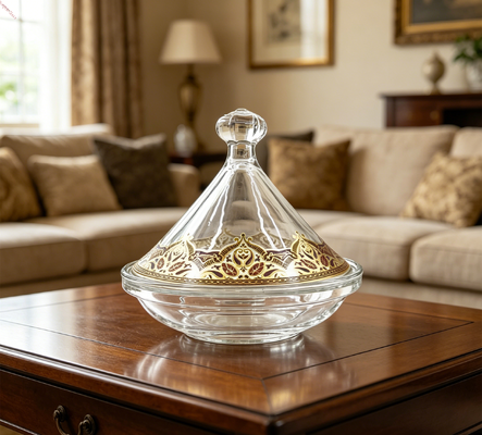 Buy Clear Glass Sugar Bowls Classic Pointed Top Sugar Pot 350g online manufacture