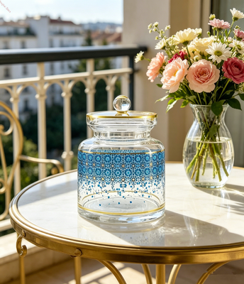 Купить Стильные столовые приборы Стеклянные сахарные миски Функциональные для хранения Производство в сети