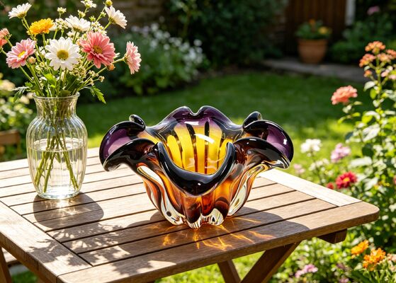 Beli Handmade Glass Fruit Bowls permukaan halus transparent Glass Bowl ringan pembuatan online