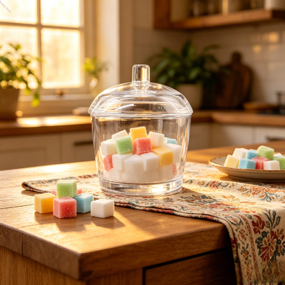 comprar 526g Tigelas de Vidro para Doces Ecológicas Sem Chumbo Tigelas Transparentes Duráveis Adequadas para Exibição e Armazenamento de Doces Fabricação em linha