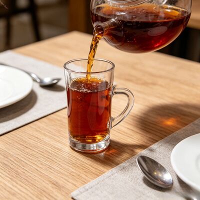 acheter Ensembles de tasses en verre rond Nombre de pièces 6 tasses en verre transparentes durables parfaites pour les salles de réunion et le quotidien fabrication en ligne