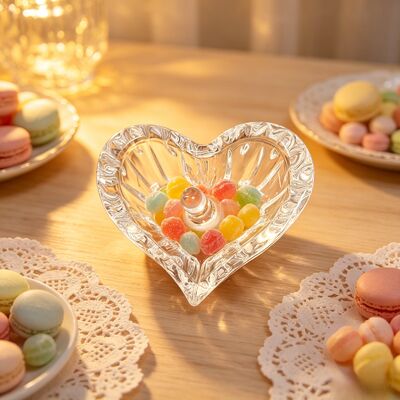 Buy 185 Grams Decorative Glass Candy Bowls Durable Transparent Bowls Ideal for Candy Display and Enhancing Table Decoration in Various Settings online manufacture