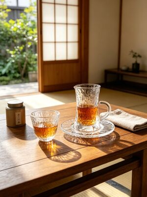 Buy Glass Tea Cup Set 6pcs Turkish Cups 6pcs Saucers 6pcs Cawa Cups Clear Glass Perfect for Bar and Coffee Shop Tea Presentation online manufacture