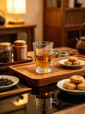 satın al Modernist Minimalist Eleganc 6pcs Açık Cam Çay Kupası Takımı Günlük Hizmet için Tasarım Çevrimiçi üretim