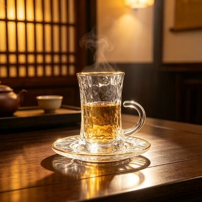 購入 12PCS ラグジュアリー ガラスコーヒー ティーカップ サウサー セット ヴィンテージ トルコ アラブ カフェ カップ セット アラブ ティー,ブラック ティー&コーヒー,ラグジュアリー テーブル ドリンクウェア オンライン製造
