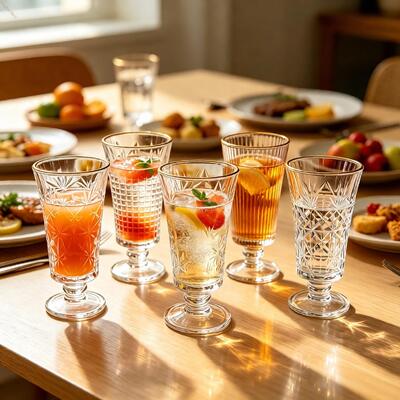 buy Luxury Gold Rim Glass Cups, Decorative Cut Crystal Water Glasses for Juice, Cocktail, Beverage, Factory Direct Supply online manufacture