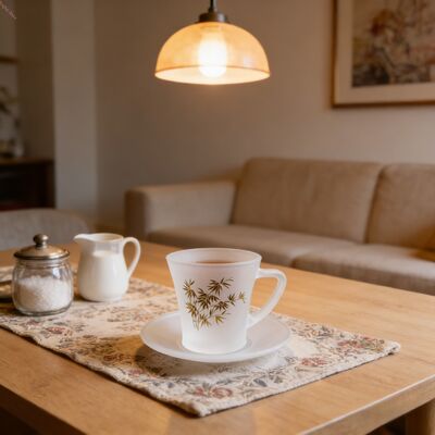 Glass Cup Sets 12pcs Sets 6pcs Turkish Cups 6pcs Saucers Lead Free Mouth Outer Diameter 68mm Durable Clear Glassware Ideal For Commercial